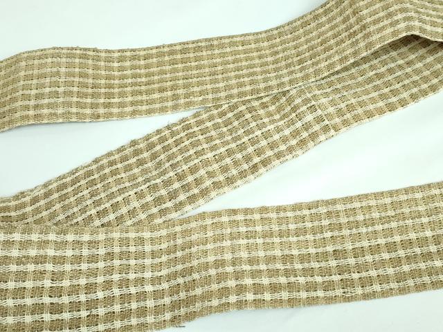 平和屋着物*極上 夏物 男性 角帯 自然布 逸品 DZAA9325kh5