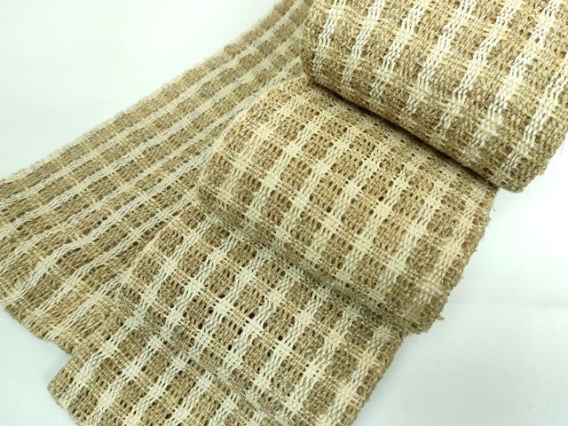 平和屋着物*極上 夏物 男性 角帯 自然布 逸品 DZAA9325kh5