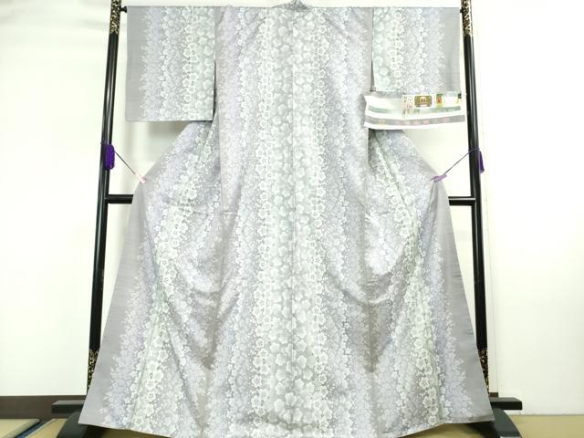 平和屋本店■極上 本場大島紬 彩絣 梅間道 おき紬工房謹製 証紙付き 逸品 DZAA5769kh5
