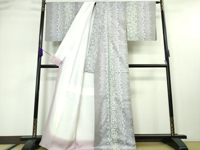 平和屋本店■極上 本場大島紬 彩絣 梅間道 おき紬工房謹製 証紙付き 逸品 DZAA5769kh5