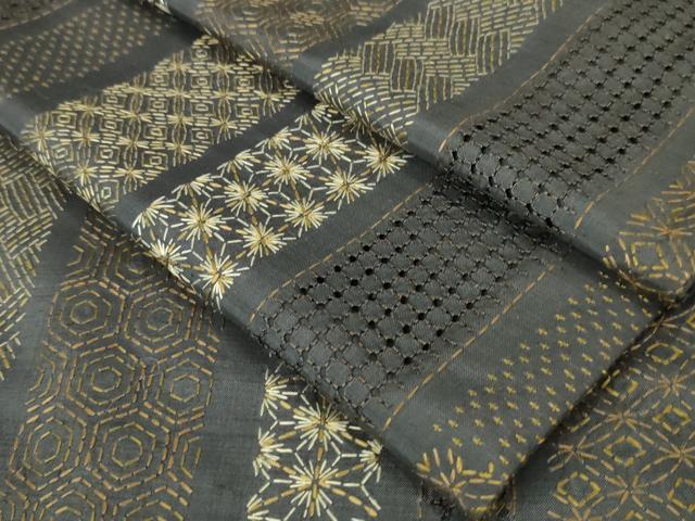平和屋本店■極上 中国三大刺繍 スワトウ刺繍 汕頭刺繍 総刺繍 刺し子 訪問着 名物裂 ますいわ屋扱い 逸品 DZAA5777kh5