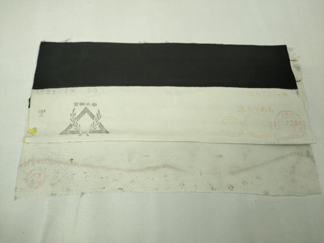 平和屋本店■極上 中国三大刺繍 スワトウ刺繍 汕頭刺繍 訪問着 松竹梅 黒地 金糸 反端付き 逸品 未使用 DZAA5779kh5