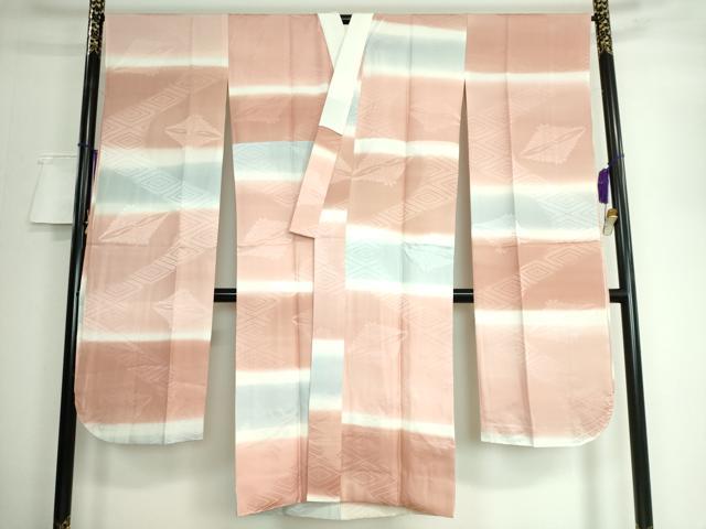 平和屋本店■振袖用長襦袢　袷　双鶴菱　暈し染め　逸品　DZAA5795kh5 平和屋本店○振袖用長襦袢 袷 双鶴菱 暈し染め 逸品 DZAA5795kh5