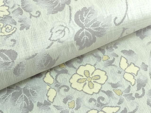 平和屋本店●極上 両面 全通柄袋帯 三重錦織 葡萄唐草文 逸品 DZAA5818kh5