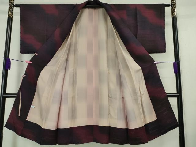 平和屋本店#極上 道中着 ロング丈 霞文 暈し染め 逸品 未使用 DZAA5940kh5