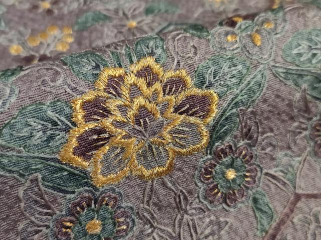 平和屋本店■極上 中国三大刺繍 スワトウ刺繍 汕頭刺繍 総刺繍 訪問着 鳳凰更紗花蝶文 暈し染め 金糸 逸品 未使用 DZAA5955kh5