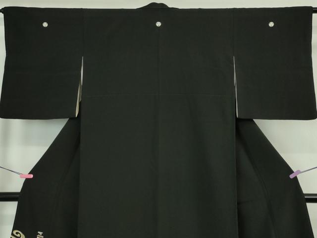平和屋本店■極上 創業130年 江戸染繍友禅 大彦 黒留袖 刺繍 花舟 金糸 三越扱い 逸品 DZAA5972kh5