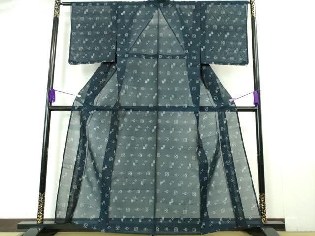 平和屋本店■極上 夏物 本場琉球絣 夏琉球 逸品 未使用 DZAA5981kh5