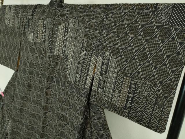 平和屋本店■極上 スワトウ刺繍 蘇州刺繍 総刺繍 刺し子 本場大島紬 訪問着 尾峨佐染繍 名物裂花文 上村絹織物 証紙付き 逸品 DZAA5999kh5
