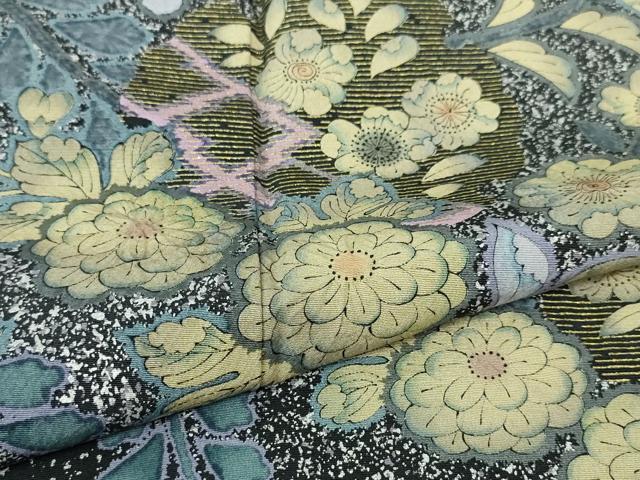平和屋本店●極上 訪問着 辻が花 たたき染め 暈し染め 金彩 逸品 未使用 DZAA6009kh5