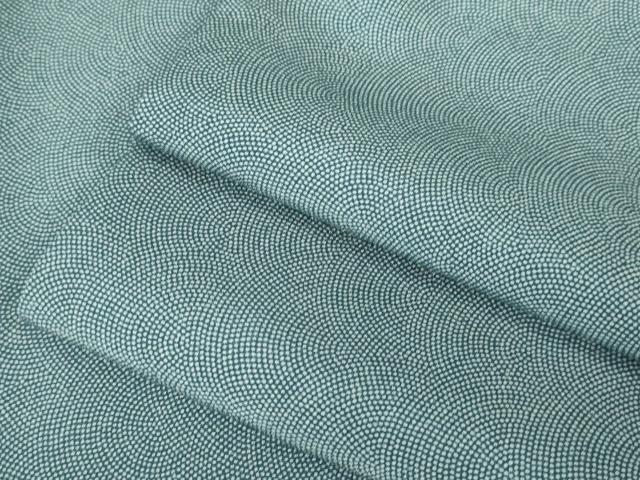 平和屋本店●極上 江戸小紋 鮫小紋柄 薄花色×白 逸品 DZAA6042kh5