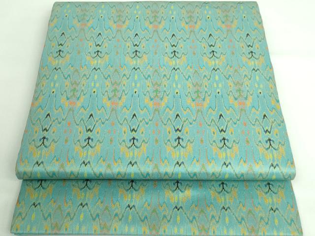 平和屋本店■極上 龍村美術織物 九寸開き名古屋帯 獅噛太子 逸品 DZAA6079kh5