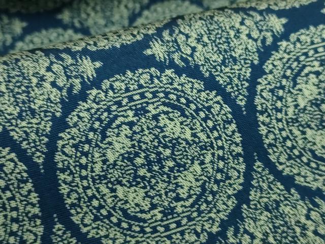 平和屋本店●極上 龍村美術織物 九寸開き名古屋帯 天平狩猟文錦 逸品 DZAA6101kh5