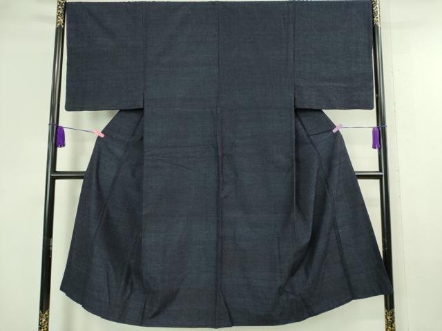 平和屋本店●極上 男性 本場結城紬 重要無形文化財 アンサンブル 杢 逸品 DZAA6193kh5