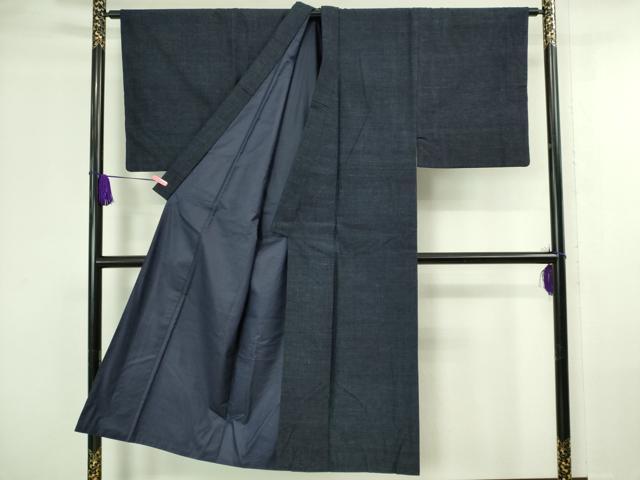 平和屋本店●極上 男性 本場結城紬 重要無形文化財 アンサンブル 杢 逸品 DZAA6193kh5