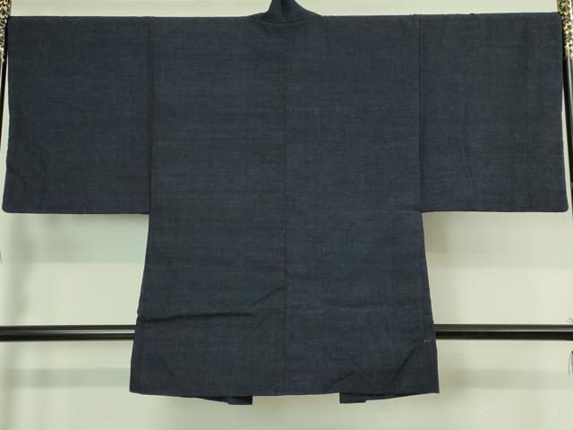 平和屋本店●極上 男性 本場結城紬 重要無形文化財 アンサンブル 杢 逸品 DZAA6193kh5