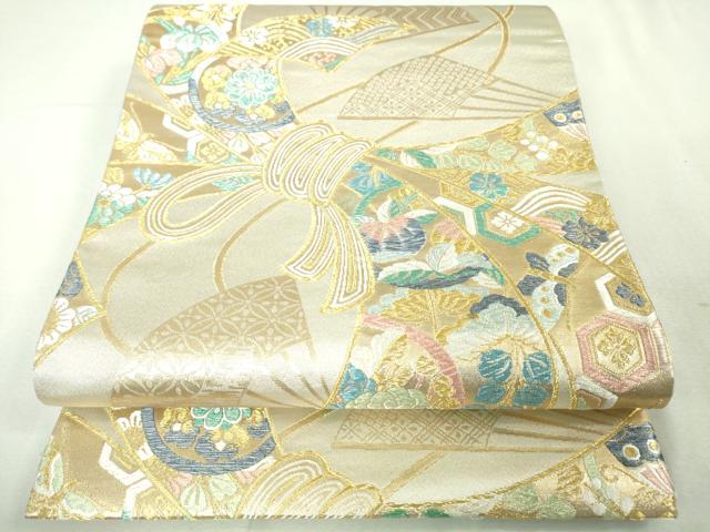 平和屋本店■極上 振袖・長襦袢・袋帯 3点セット 駒刺繍 鬘帯花文 黒地 三越扱い 逸品 DZAA6202kh5