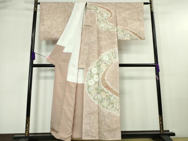 平和屋本店■極上 創業460年・千總 訪問着 刺繍 辻が花 暈し染め 三越扱い 逸品 DZAA6228kh5