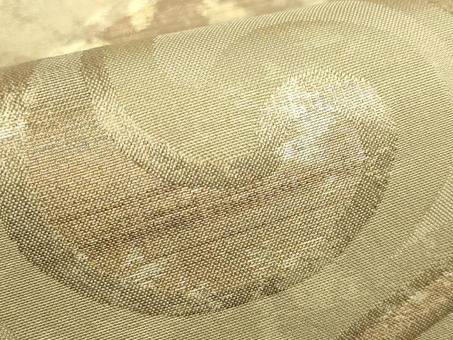 平和屋本店●極上 洛風林 工芸帯地 六通柄袋帯 唐草文 金銀糸 逸品 DZAA6312kh5