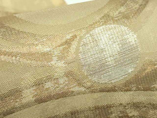 平和屋本店●極上 洛風林 工芸帯地 六通柄袋帯 唐草文 金銀糸 逸品 DZAA6312kh5