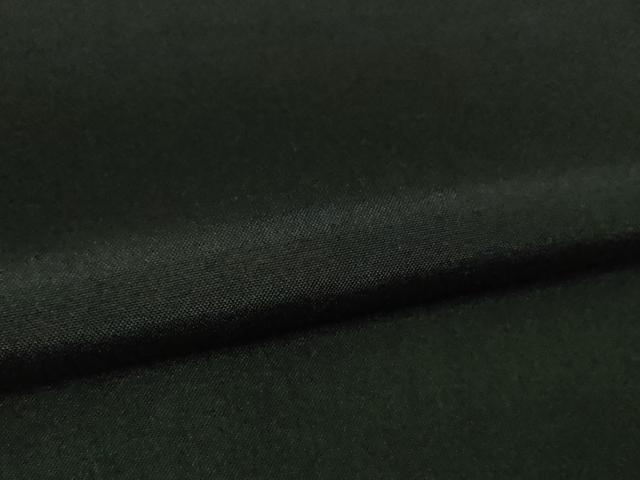 平和屋本店▽極上 本場縞大島紬 単衣 古代染色純泥染 上村絹織物謹製 色無地 黒色 証紙付き 逸品 未使用 DZAA6344kh5