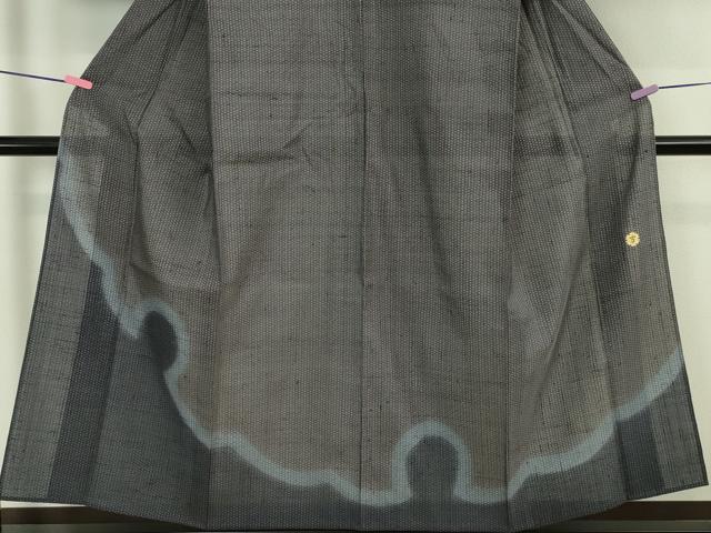平和屋本店*極上 夏物 ジャパンオートクチュール 渡辺雪三郎 訪問着 紗紬 雪輪 暈し染め 正絹 逸品 DZAA6347kh5