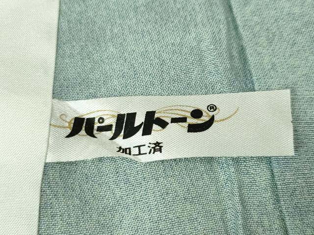 平和屋本店■極上 夏物 石川県指定無形文化財 夏牛首紬 白山工房 手織り 証紙付き 逸品 DZAA6348kh5