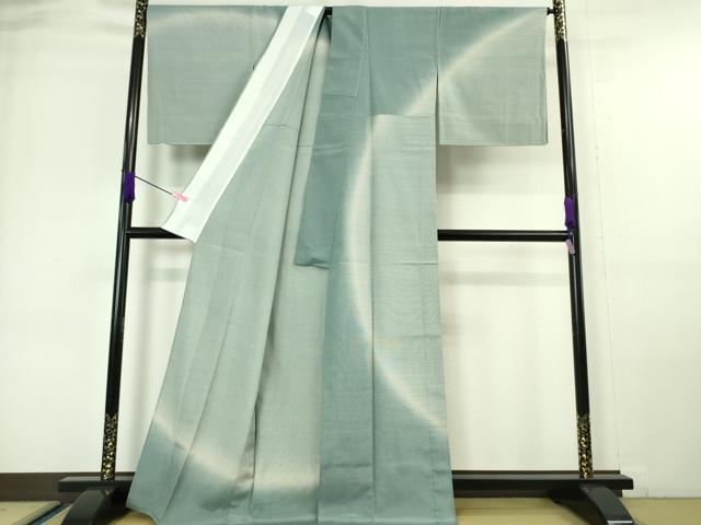 平和屋本店■極上 本塩沢 やまだ織 訪問着 単衣 染色作家 桐村博 逸品 未使用 DZAA6356kh5