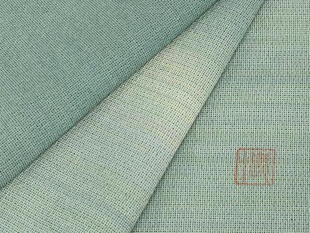 平和屋本店■極上 本塩沢 やまだ織 訪問着 単衣 染色作家 桐村博 逸品 未使用 DZAA6356kh5