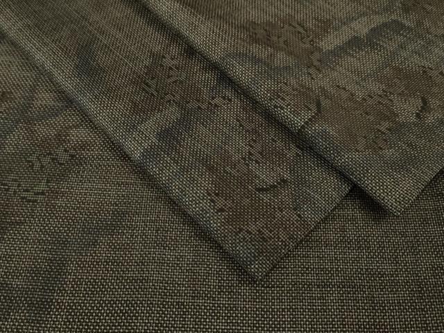 平和屋本店●極上 本場大島紬 9マルキ 泥染 岩山花文 逸品 DZAA6429kh5
