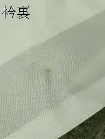 平和屋本店■極上 洗える最高級着物 <英>はなぶさ謹製 色無地 単衣 老竹色 逸品 未使用 DZAA6440kh5