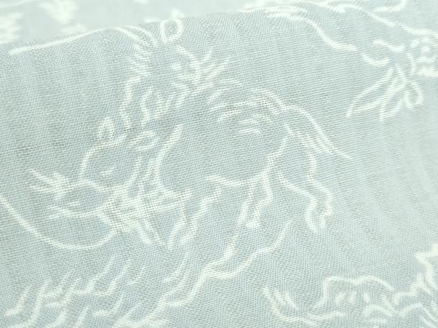 平和屋本店■夏物 長襦袢 鳥獣戯画 洗える着物 DZAA6485kh5