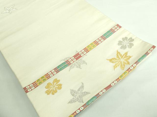 平和屋本店●極上 太鼓柄 本袋帯 龍村平蔵柄 威毛錦 金銀糸 逸品 DZAA6504kh5