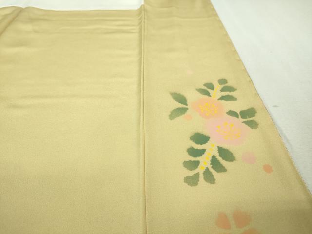 平和屋本店●極上 訪問着 友禅 吉祥花文 金彩 逸品 未使用 DZAA6594kh5