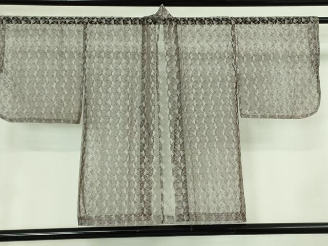平和屋着物■極上 羽織 スリーシーズン 春夏秋 塵除け レース 銀糸 逸品 未使用 DZAA6869kh5