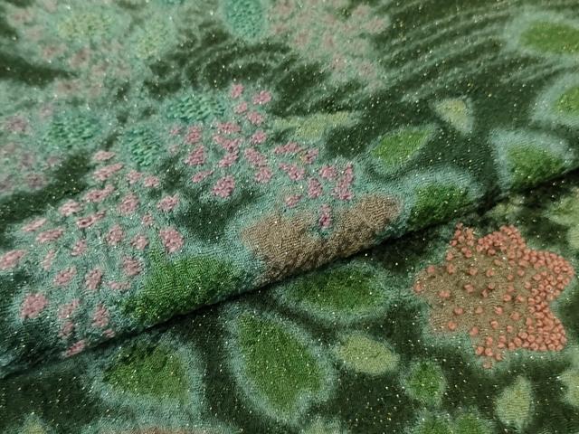 平和屋本店■極上 中国三大刺繍 相良刺繍 訪問着 おぼろ染め 襲絞り 立波文 暈し染め 金通し地 逸品 未使用 DZAA6892kh5
