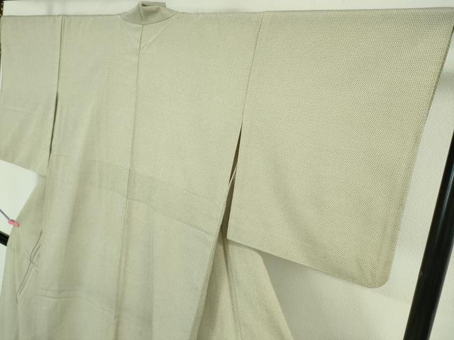 平和屋着物■極上 本塩沢 単衣 蚊絣 星野謹製 証紙付き 逸品 DZAA6897kh5