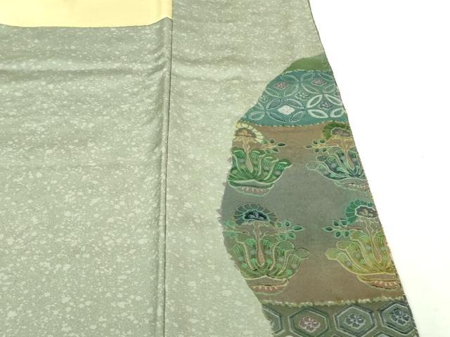 平和屋本店■極上 中国三大刺繍 スワトウ刺繍 汕頭刺繍 総刺繍 訪問着 洋花文 暈し染め 金糸 逸品 DZAA6913kh5