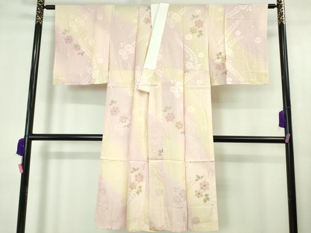 平和屋本店■極上 越後十日町の一流染匠桐屋 翠山工房 訪問着・長襦袢・袋帯・帯締め・帯揚げ5点セット やまと誂製 逸品未使用 DZAA6925kh5