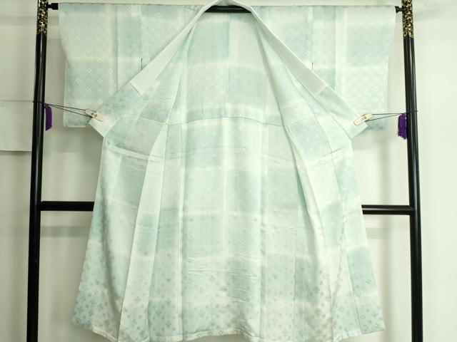 平和屋本店■上質な長襦袢 単衣 市松紋紗 逸品 DZAA6986kh5