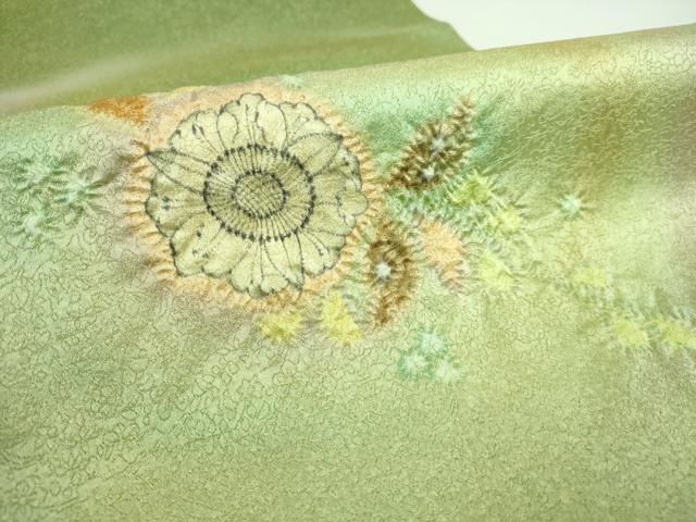 平和屋本店■極上 久保田一竹 幻の辻が花 太鼓柄袋帯 金通し地 逸品 DZAA7018kh5