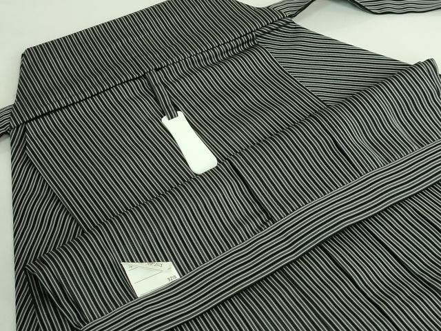 平和屋本店■極上 夏物 男性 馬乗り袴 縦絽 縞 逸品 DZAA7048kh5