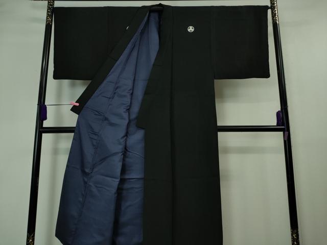 平和屋着物●極上 男性 黒紋付 逸品 DZAA7071kh6