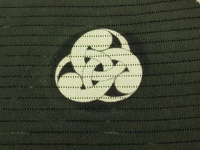 平和屋本店*希少 夏物 アンティーク 大正ロマン 振袖 絽 駒刺繍 立波松花文 黒地 逸品 DZAA7075kh5