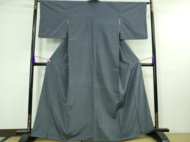 平和屋着物●極上 本塩沢 十字絣 逸品 未使用 DZAA7099kh5