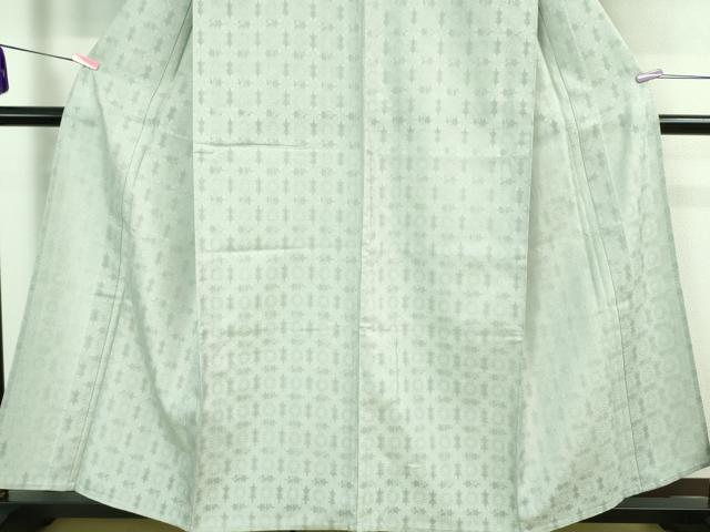 平和屋着物*極上 夏物 京都西陣・想屋謹製 色無地 刺繍 霞紋紗 白藍色 銀通し地 やまと誂製 逸品 未使用 DZAA7120kh5