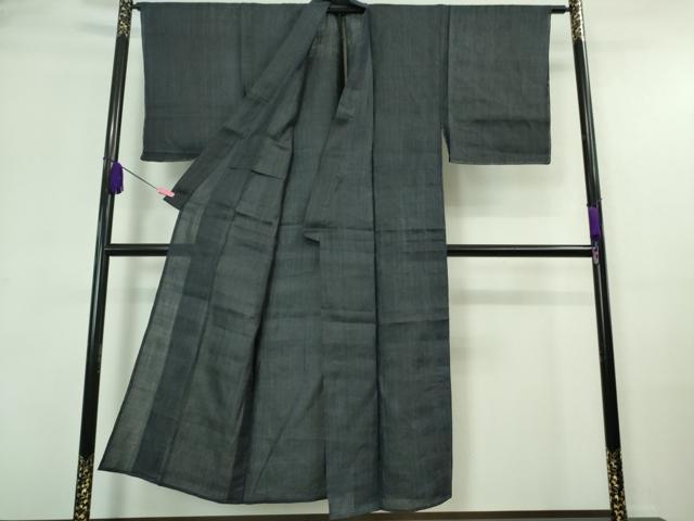 平和屋本店*極上 夏物 男性 重要無形文化財 本場宮古上布 苧麻 縞 逸品 未使用 DZAA7122kh5