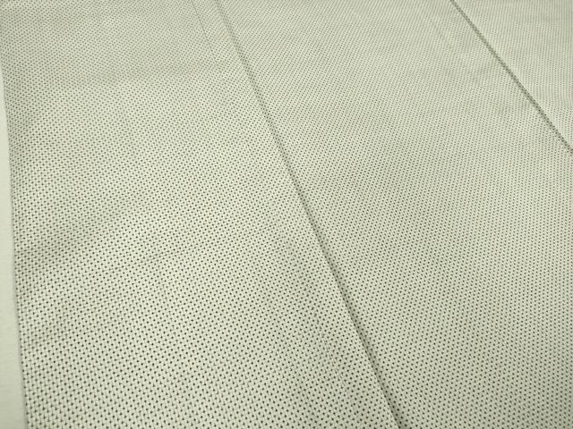 平和屋着物●極上 本場大島紬 白大島 一元絣 田畑織物謹製 証紙付き 逸品 未使用 DZAA7123kh5