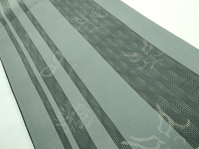 平和屋着物●極上 全通柄袋帯 スリーシーズン帯 隈取り 金彩 逸品 DZAA7206kh5