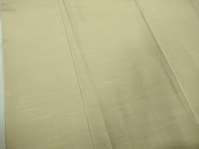 平和屋着物●極上 色無地 お召地 鳥の子色 高島屋扱い 逸品 未使用 DZAA7275kh5